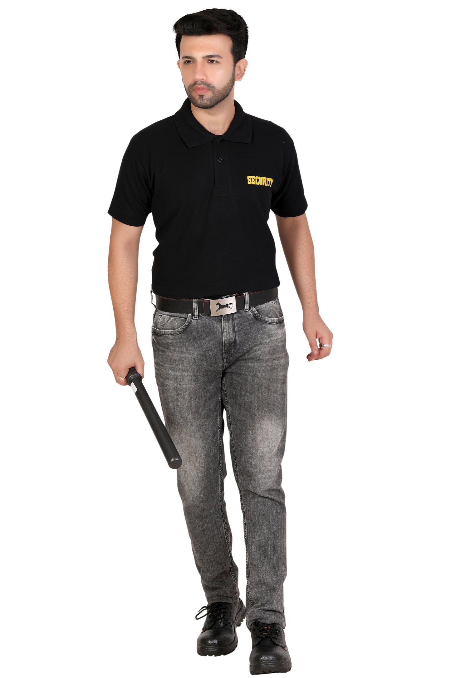 Security Guard 100% Cotton T-Shirt - Black