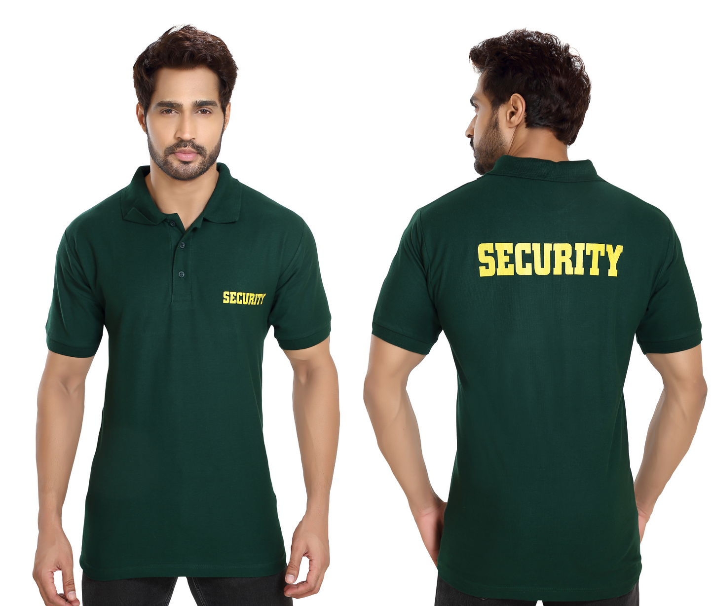 Security Guard 100% Cotton T-Shirt - Bottle Green