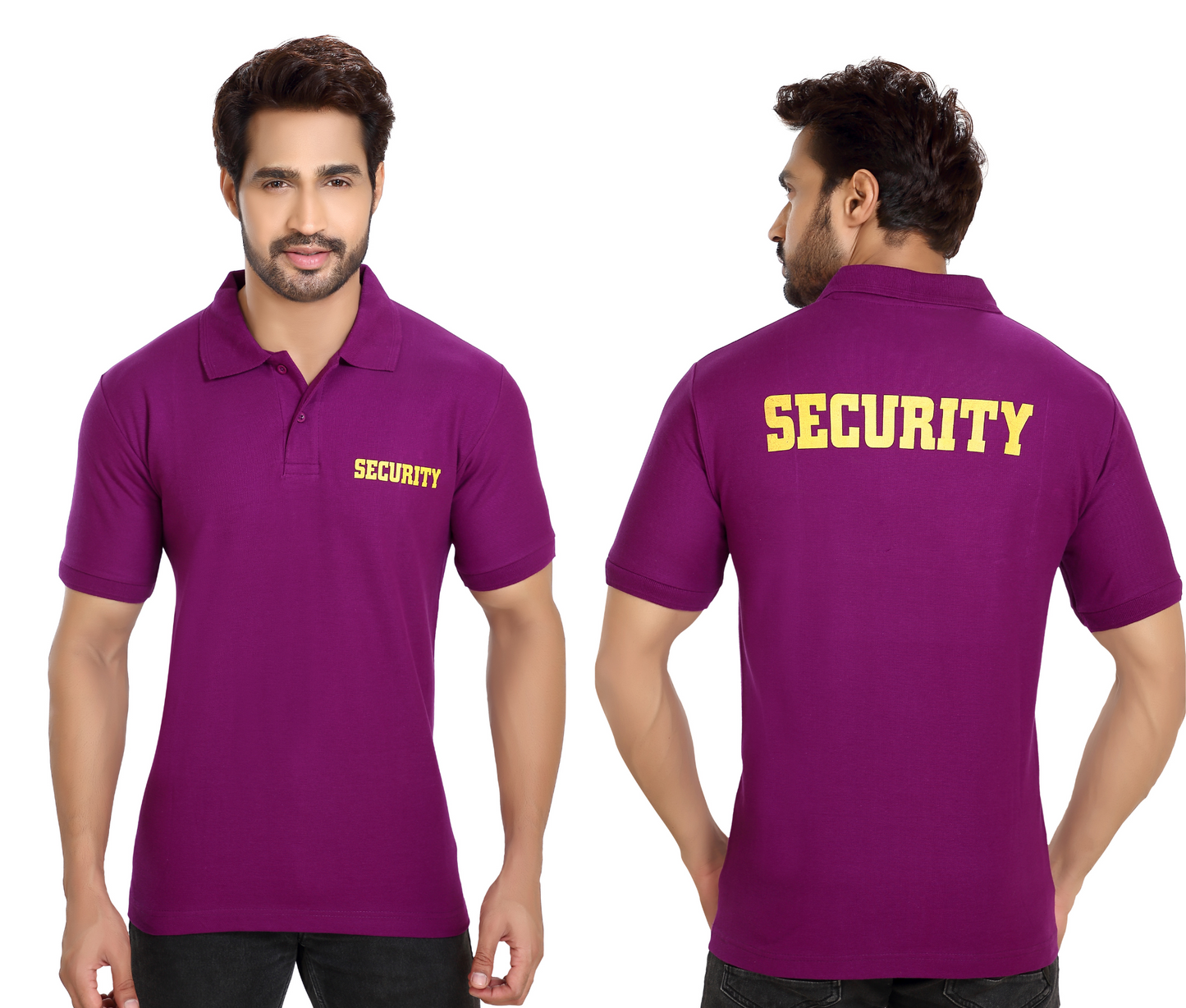 Security Guard 100% Cotton T-Shirt - Purple