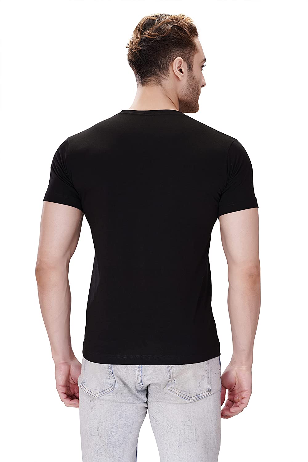 Security Guard 100% Cotton Round Neck T-Shirt - Black