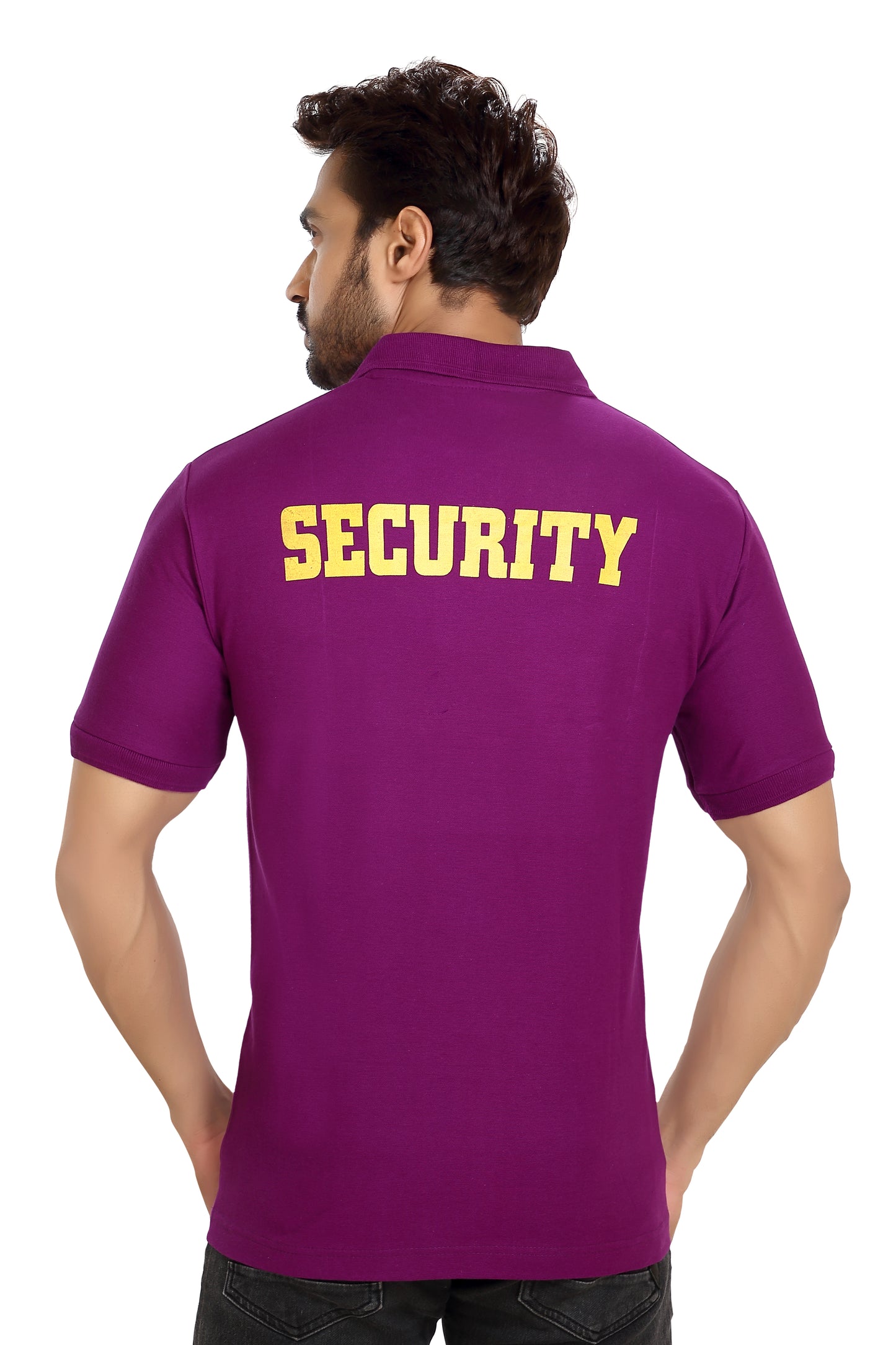 Security Guard 100% Cotton T-Shirt - Purple