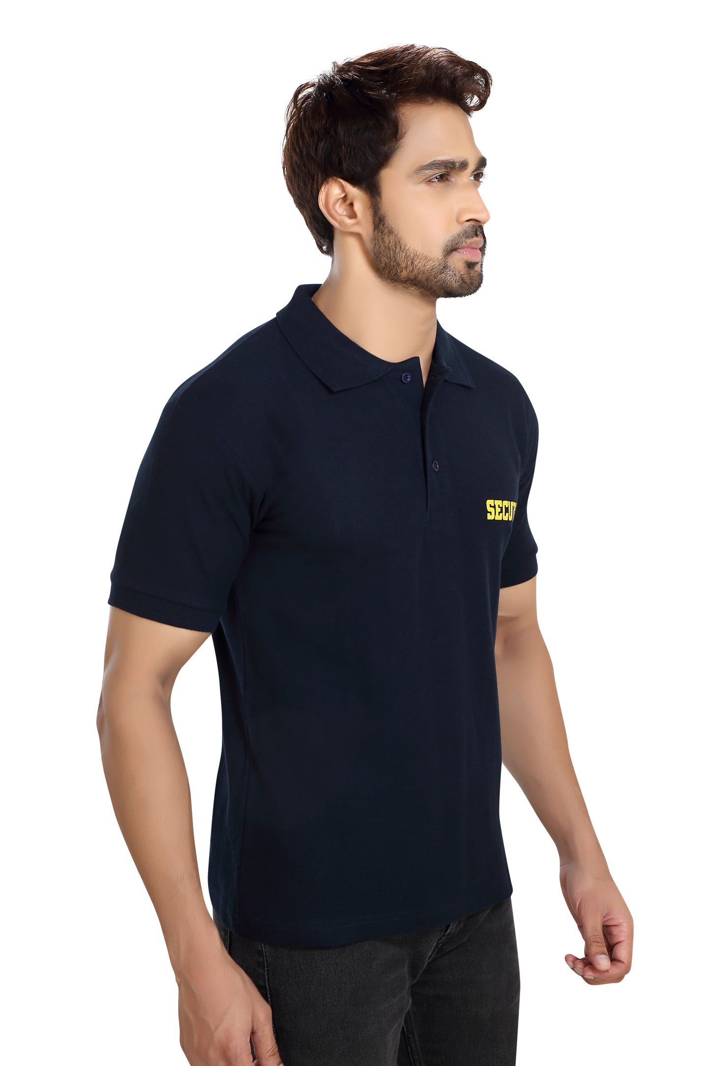 Security Guard 100% Cotton T-Shirt - Navy Blue