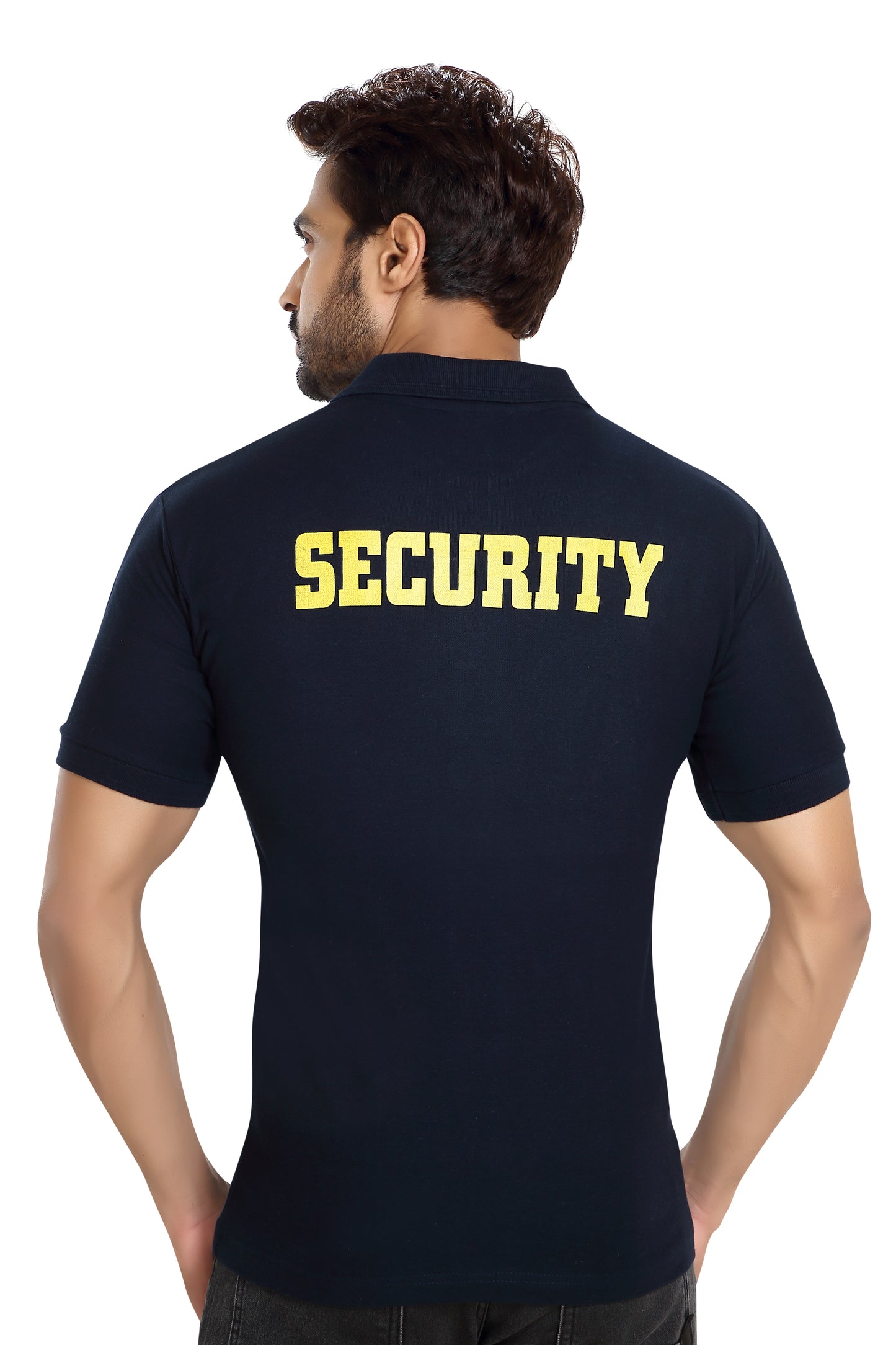 Security Guard 100% Cotton T-Shirt - Navy Blue