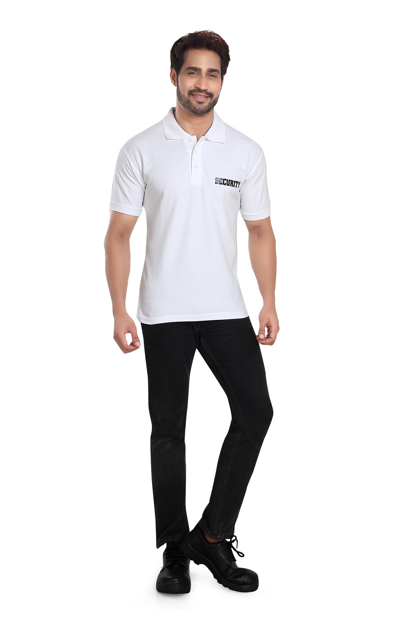 Security Guard 100% Cotton T-Shirt - White