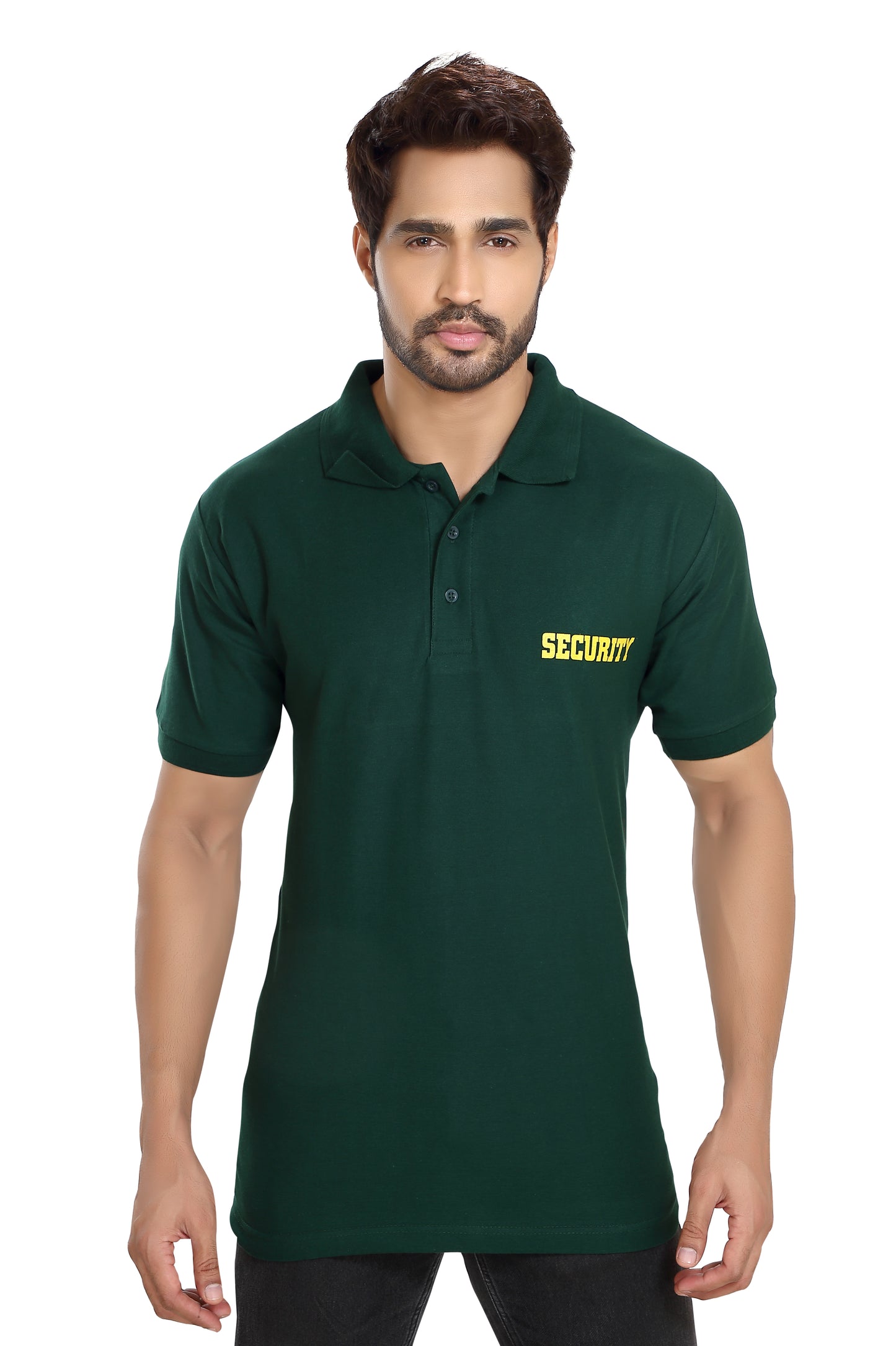 Security Guard 100% Cotton T-Shirt - Bottle Green