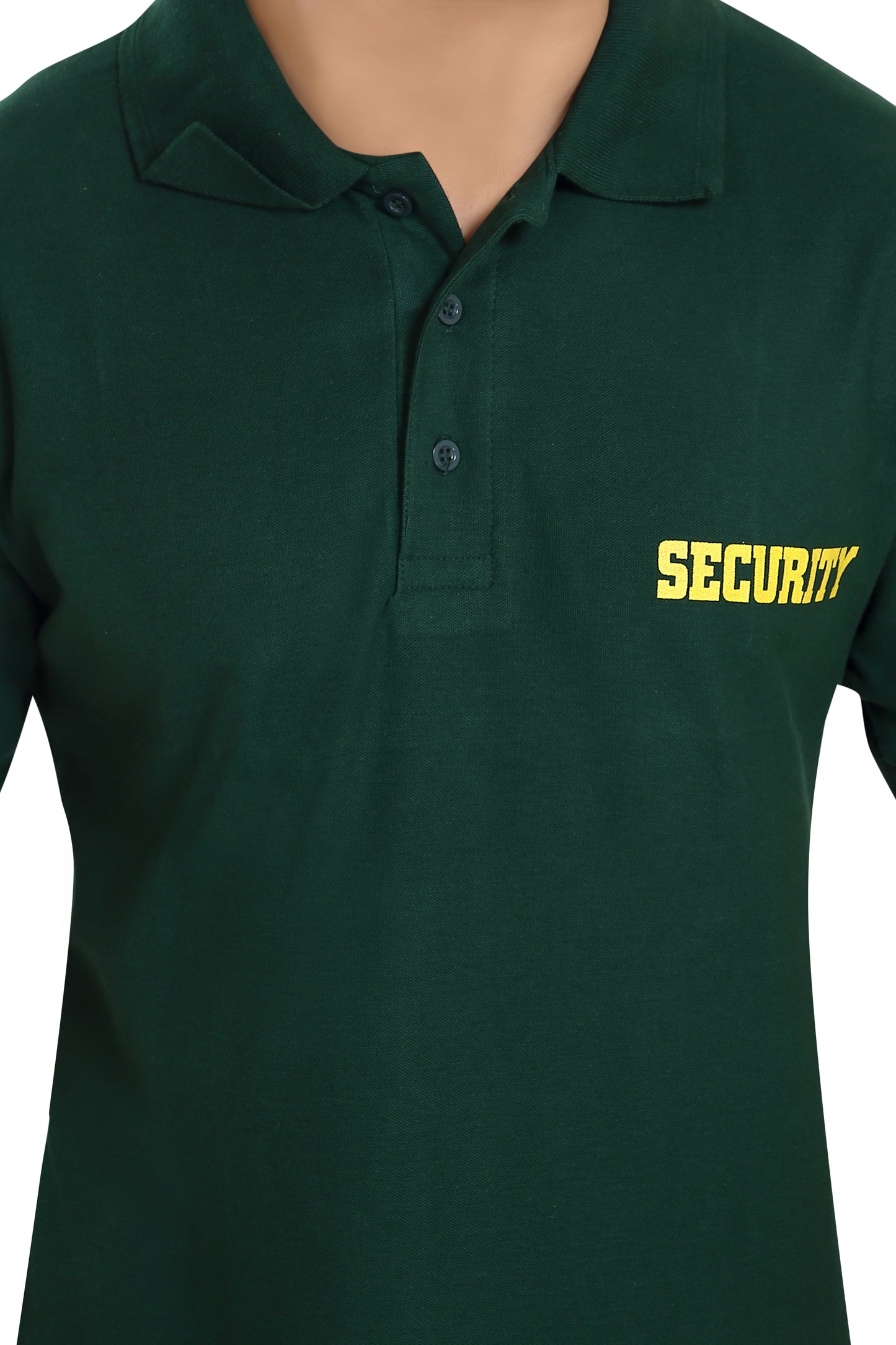 Security Guard 100% Cotton T-Shirt - Bottle Green