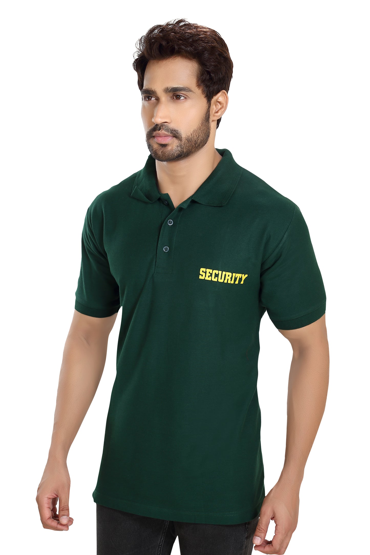 Security Guard 100% Cotton T-Shirt - Bottle Green