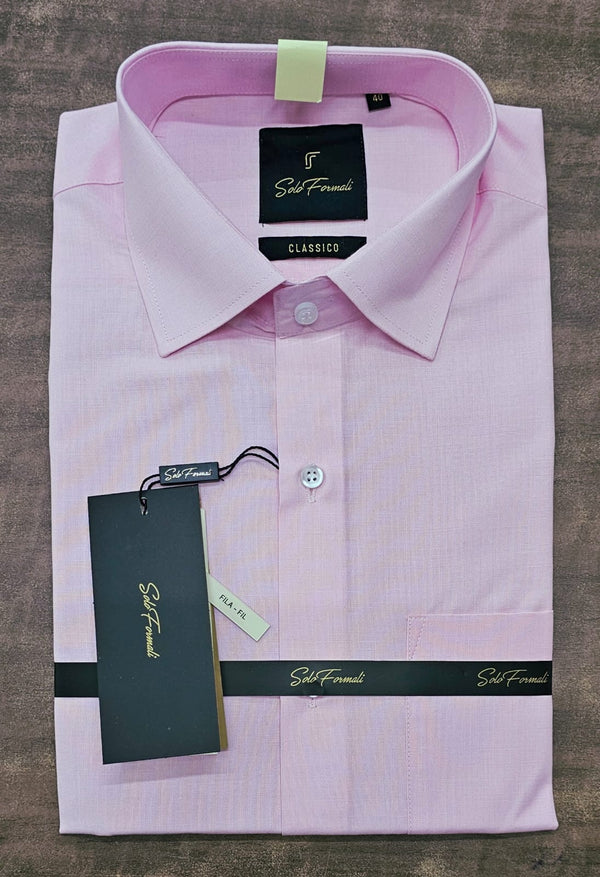 Men's Cotton Fil-a-Fil Formal Shirt – Pink – view 1