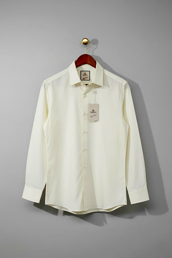Lemon men's anti-stain formal shirt on hanger