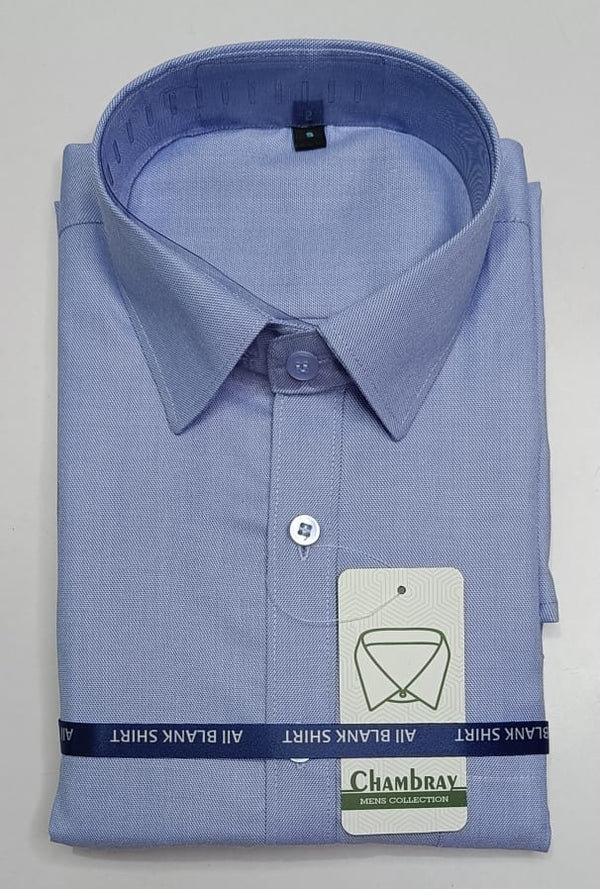 Men's Chambray Formal Shirt – Sky Blue – view 1