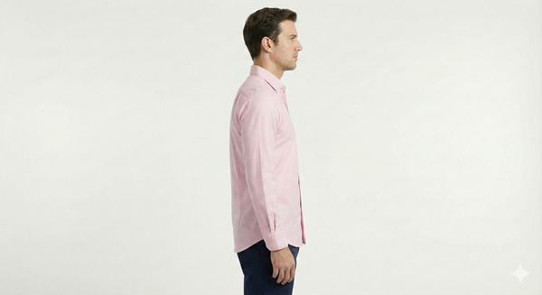Men's Classic Formal Shirt – Pink – view 1