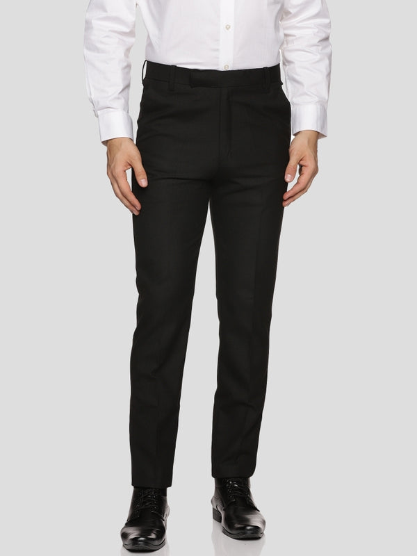 Men's Full Belt Formal Pant – Black – view 1