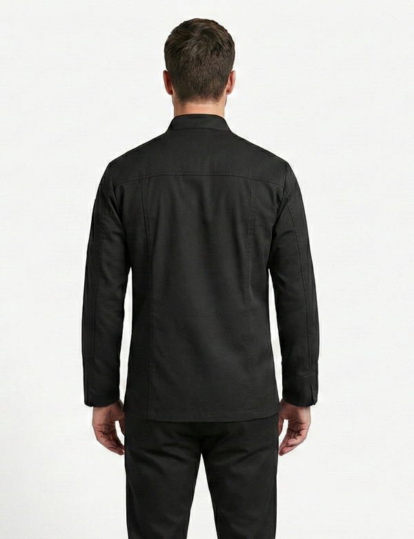 All Black chef coat – view 1