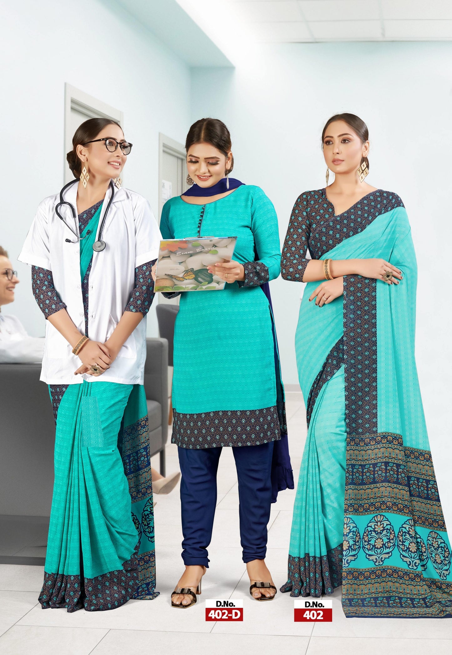 Suit & Saree -I-Phone Vol.5 - Sea Blue (402)