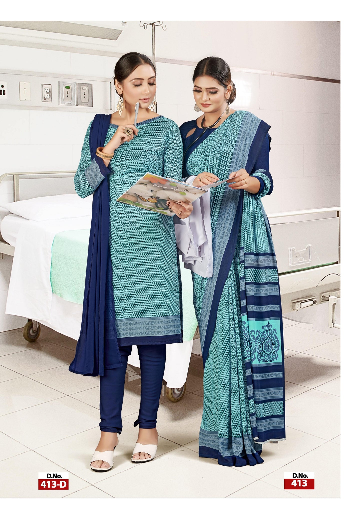 Suit & Saree -I-Phone Vol.5 - Blue (413)