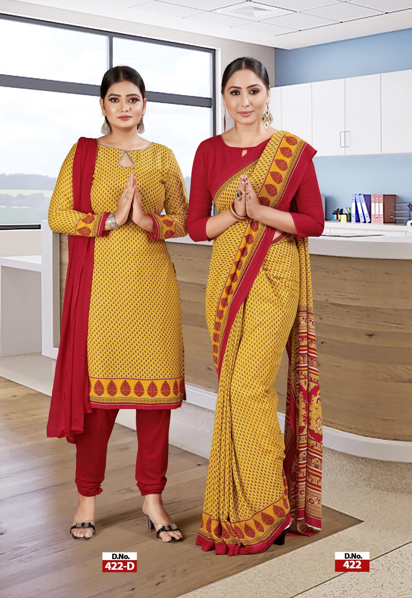 Suit & Saree -I-Phone Vol.5 - Yellow & Red (422)