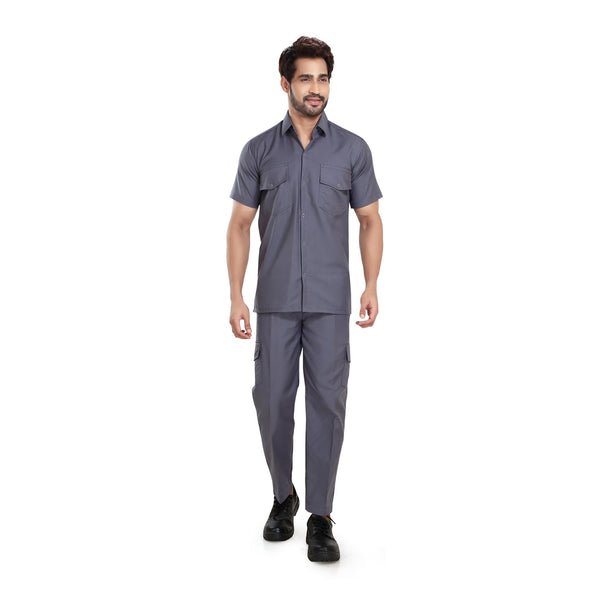 Grey worker uniform