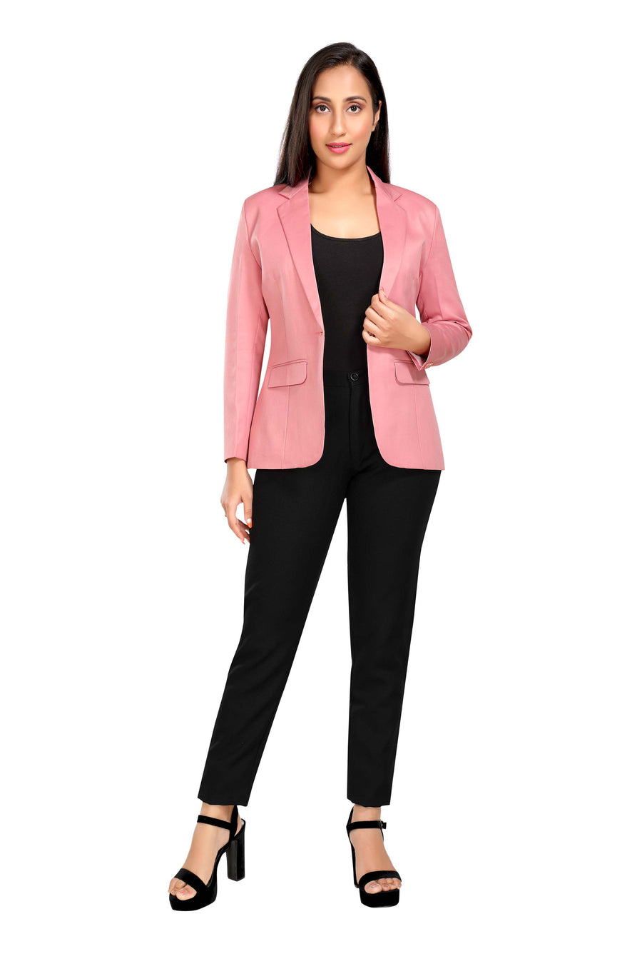 Women's Corporate Blazer – Blossom Pink - Back