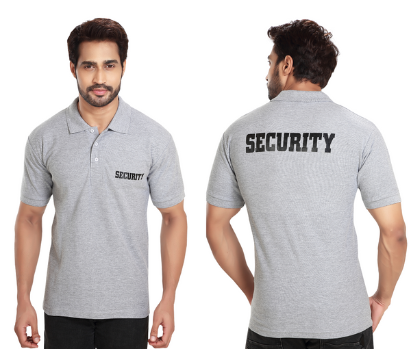 Security Guard 100% Cotton T-Shirt -  Grey Millange