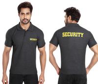 Security Guard 100% Cotton T-Shirt - Charcoal Millange