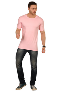100% Cotton Men’s Half Sleeve T-Shirt - Pink