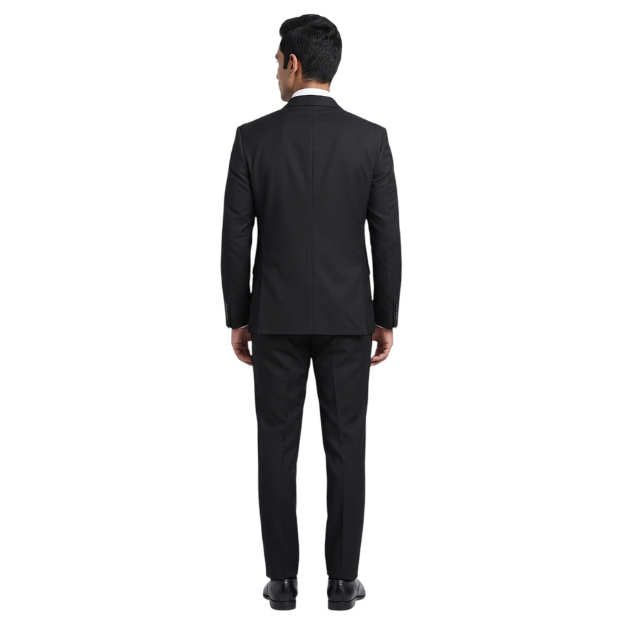 Mafatlal Trendz Corporate Blazer – Black - Back