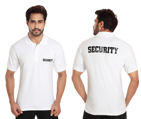 Security Guard 100% Cotton T-Shirt - White