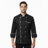 Chef Coat - Black (White)