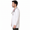 Cotton Unisex Apron Lab Coat - Regular Length - Full Sleeves - White