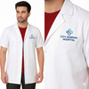 Cotton Unisex Lab Coat Apron – Half Sleeves, Regular Length - White