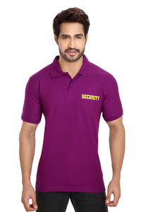 Security Guard 100% Cotton T-Shirt - Purple