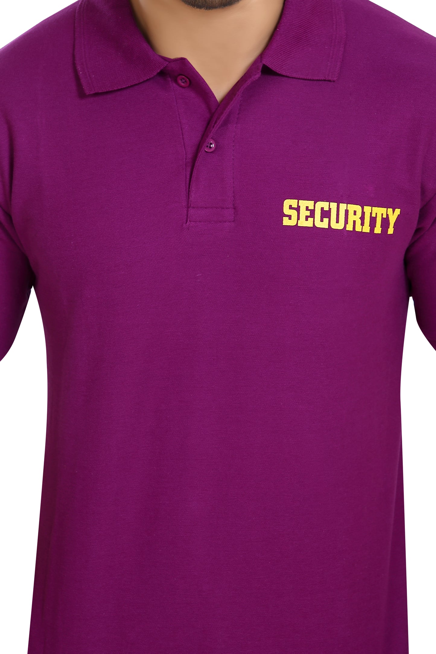 Security Guard 100% Cotton T-Shirt - Purple