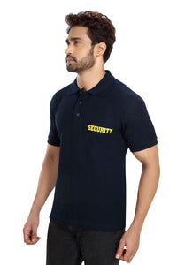 Security Guard 100% Cotton T-Shirt - Navy Blue