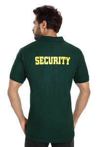 Security Guard 100% Cotton T-Shirt - Bottle Green