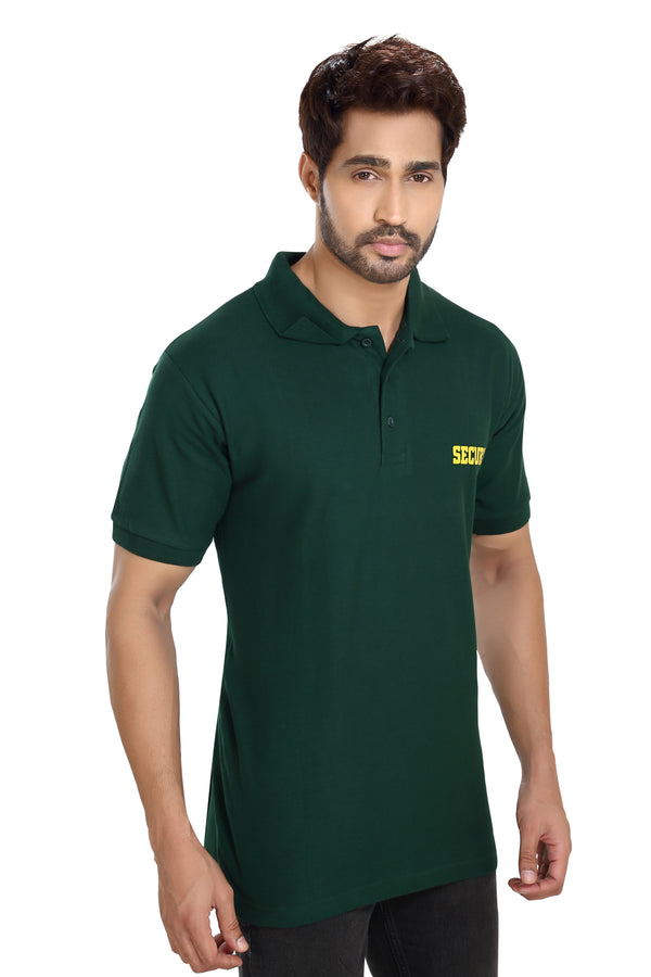 Security Guard 100% Cotton T-Shirt - Bottle Green