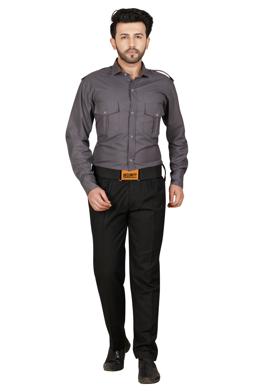 Security Guard Pair (Grey) - Front
