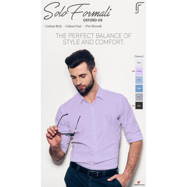 Men's Oxford Cotton Formal Shirt