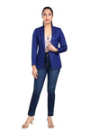 Women's slim fit TR blazer – Royal Blue – view 1