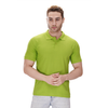 Parrot Green polo T-shirt (100% cotton) – right angle view