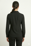 Women's Lycra Formal Shirt – Black – view 3