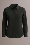 Women's Lycra Formal Shirt – Dark Green – view 2