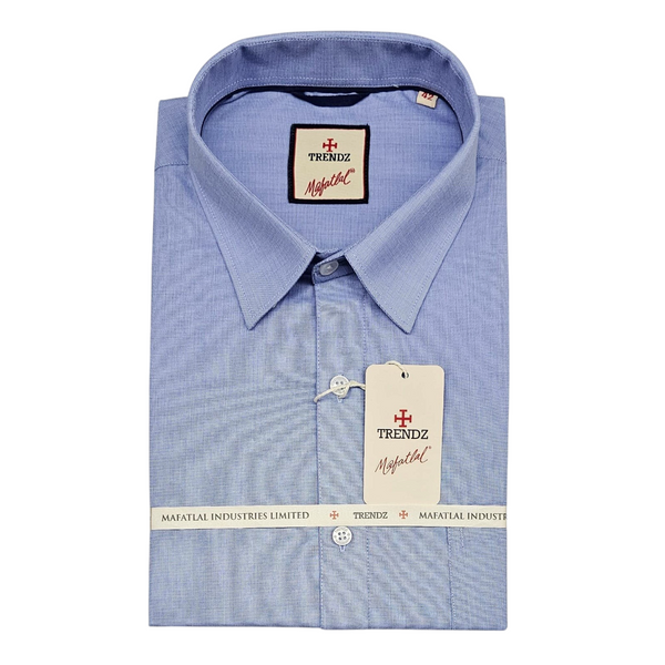 Men's Fil-a-Fil Formal Shirt – French Blue