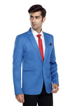 Men's slim fit TR blazer – Light Blue – view 3