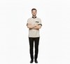 Half Sleeve Waiter Uniform – Cream & Coffee Brown – view 1