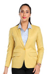 Women's slim fit TR blazer – Golden – view 2