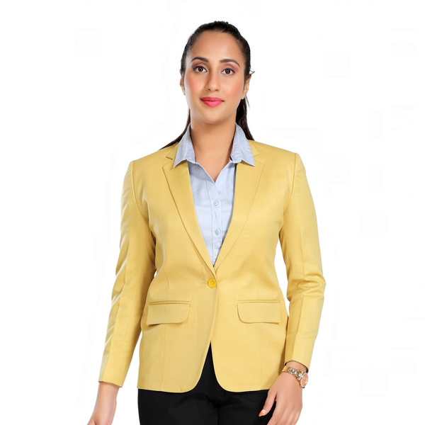 Women's slim fit TR blazer – Golden – view 2