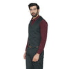 Men's Slim Fit TR Waistcoat – Dark Green
