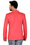 Men's slim fit TR blazer – Prubin Red – view 5