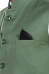 Men's Green TR Nehru jacket – view 6