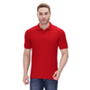 Red polo T-shirt (100% cotton) – front view